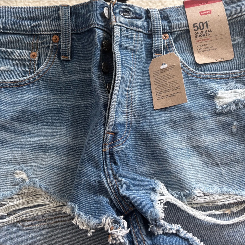Levi's Light Blue Denim Jeans with Classic Back Pockets
